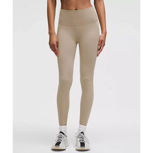 Lululemon Wunder Train High-Rise‎ Tight 25" Sheer Oak Size 14 NWT